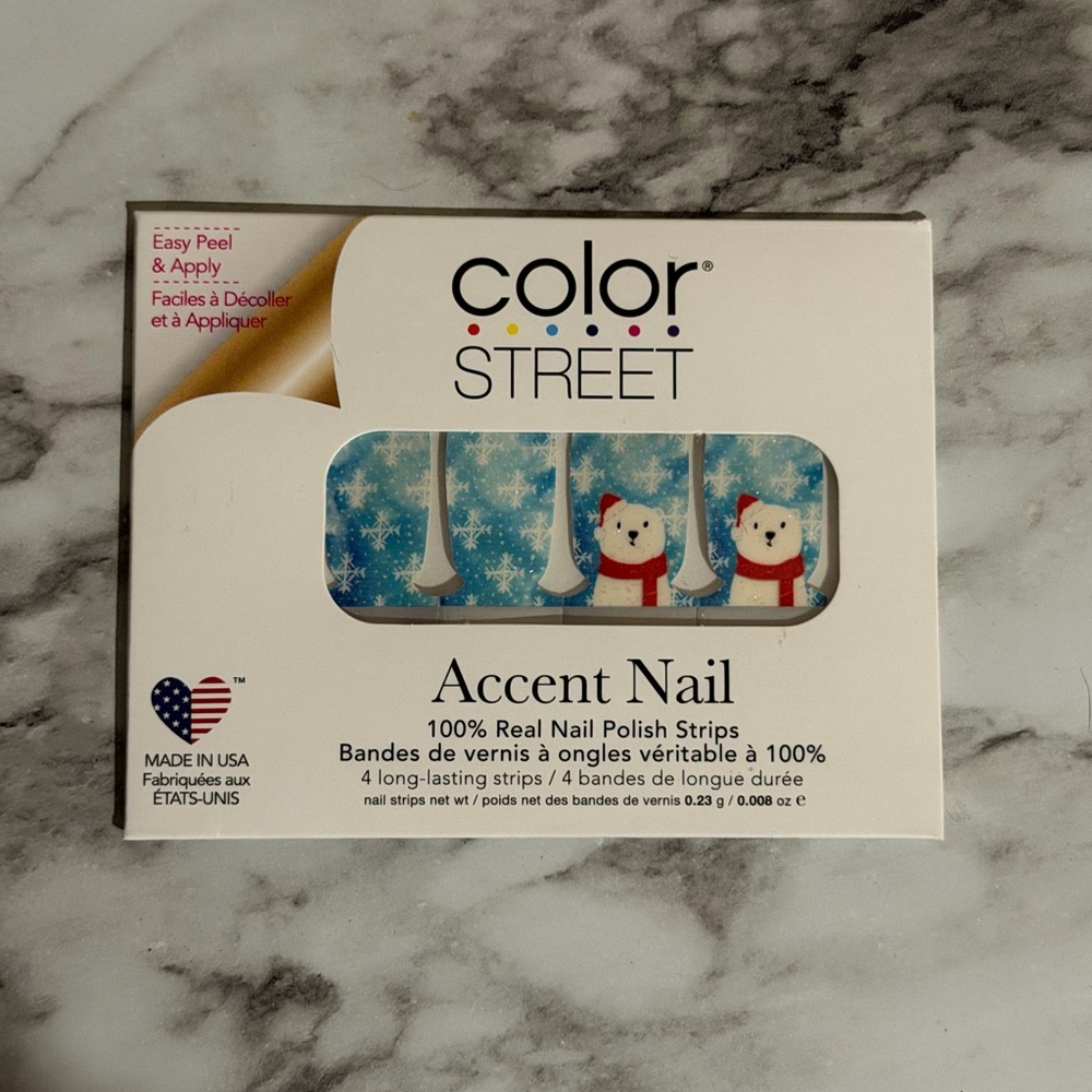 Santa Claws accent nail strips